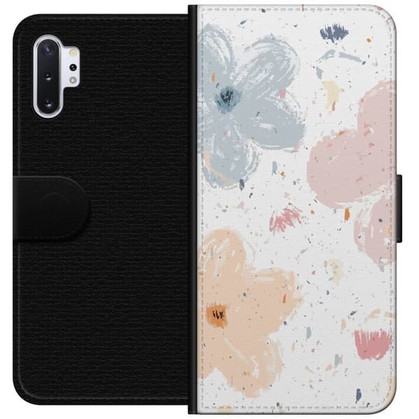 Plånboksfodral till Samsung Galaxy Note10+ med Blommor motiv
