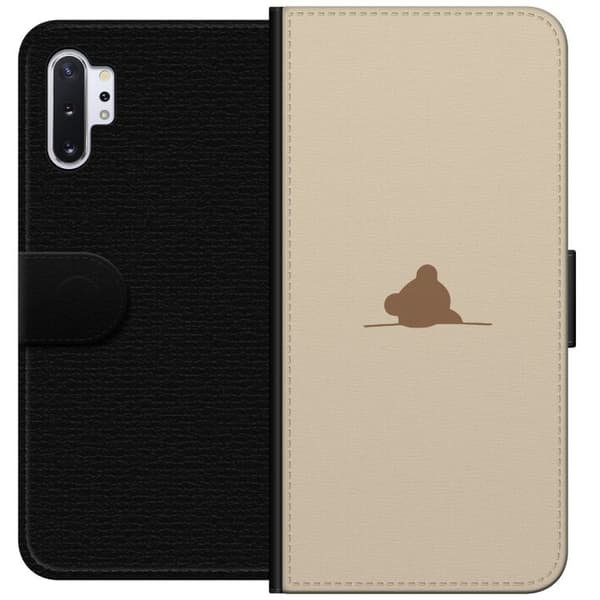 Tegnebogsetui til Samsung Galaxy Note10+ med Nalle motiv