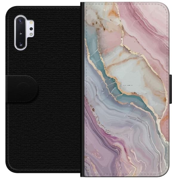 Plånboksfodral till Samsung Galaxy Note10+ med Marmor motiv