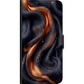Miniatyrbillede 3 af 4: Tegnebogsetui til Samsung Galaxy Note20 med Brandigt silke motiv