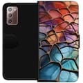 Miniatyrbillede 2 af 4: Tegnebogsetui til Samsung Galaxy Note20 med Metallict mønster motiv