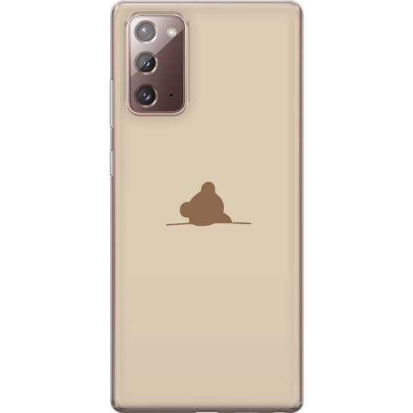 Kännykkäkuori Samsung Galaxy Note20-laitteelle, jossa on Nalle kuvio