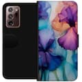 Miniatyrbillede 1 af 4: Tegnebogsetui til Samsung Galaxy Note20 Ultra med Magiske blomster motiv