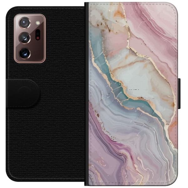 Tegnebogsetui til Samsung Galaxy Note20 Ultra med Marmor motiv