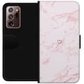 Miniatyrbillede 1 af 4: Tegnebogsetui til Samsung Galaxy Note20 Ultra med Rosa Hjerte motiv