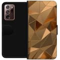 Miniatyrbild 1 av 4: Plånboksfodral till Samsung Galaxy Note20 Ultra med 3D Guld motiv