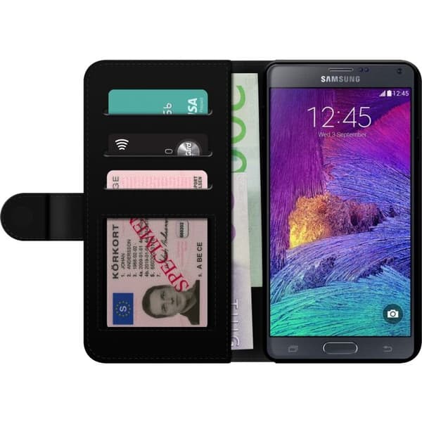 Plånboksfodral till Samsung Galaxy Note 4 med Stekt ägg motiv