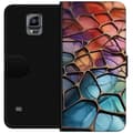 Miniatyrbilde 1 av 4: Lommeboketui til Samsung Galaxy Note 4 med Metalliskt mønster motiv