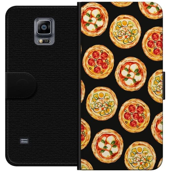 Lommeboketui til Samsung Galaxy Note 4 med Pizza motiv
