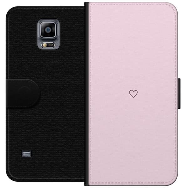 Lommeboketui til Samsung Galaxy Note 4 med Hjerte motiv