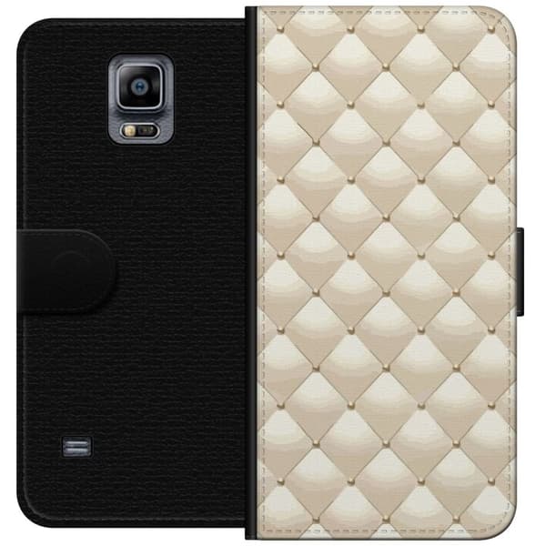 Tegnebogsetui til Samsung Galaxy Note 4 med Guldglans motiv
