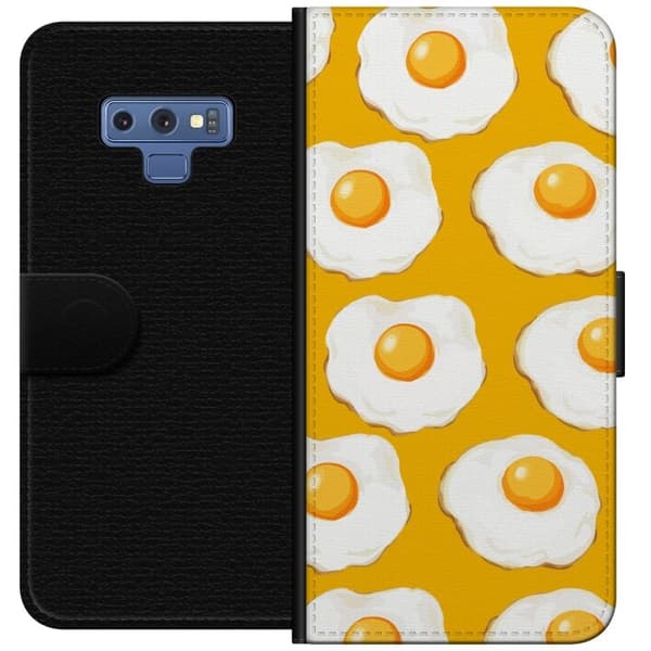 Plånboksfodral till Samsung Galaxy Note9 med Stekt ägg motiv