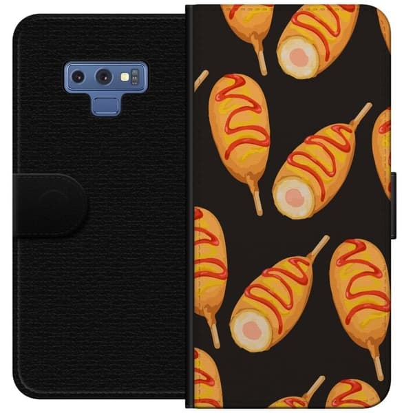 Plånboksfodral till Samsung Galaxy Note9 med Kycklingklubba motiv