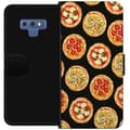 Miniatyrbillede 1 af 4: Tegnebogsetui til Samsung Galaxy Note9 med Pizza motiv