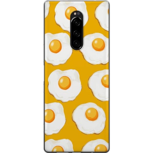 Mobilcover til Sony Xperia 1 med Stegt æg motiv