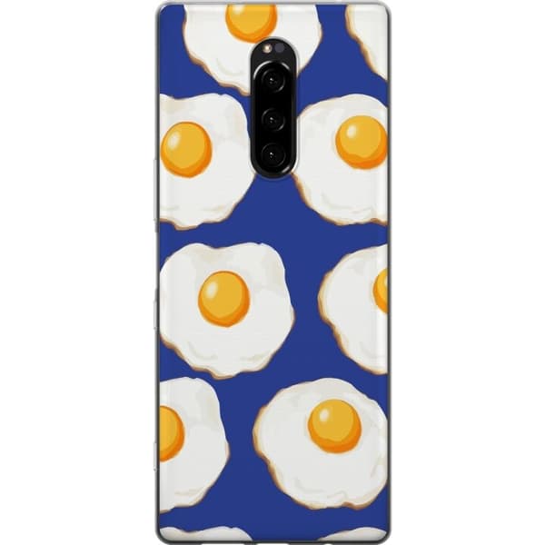 Mobilcover til Sony Xperia 1 med Stegte æg motiv