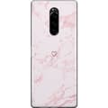 Pikkukuva 1 / 2: Kännykkäkuori Sony Xperia 1-laitteelle, jossa on Roosa Sydän kuvio