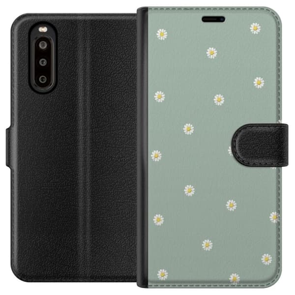 Lompakkokotelo Sony Xperia 10 II-laitteelle, jossa on Papinkello kuvio
