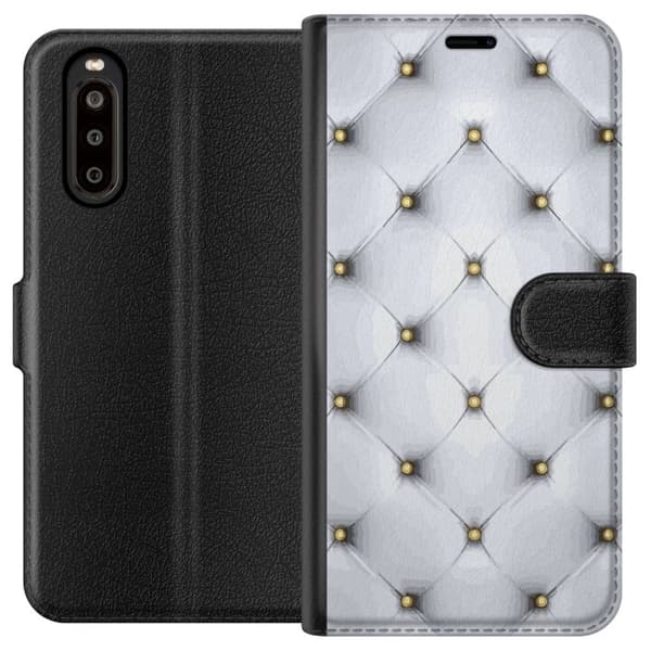 Lompakkokotelo Sony Xperia 10 II-laitteelle, jossa on Ylellistä kuvio