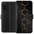 Miniatyrbillede 1 af 4: Tegnebogsetui til Sony Xperia 10 II med Luksuriøst Mønster motiv
