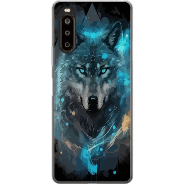 Mobildeksel til Sony Xperia 10 II med Ulve motiv