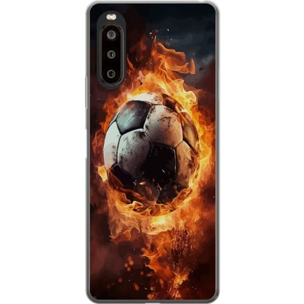 Mobildeksel til Sony Xperia 10 II med Fotball motiv