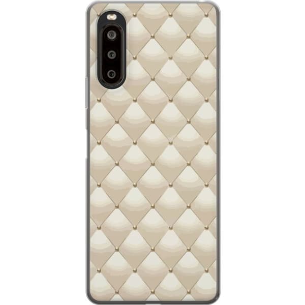 Mobildeksel til Sony Xperia 10 II med Gullglans motiv