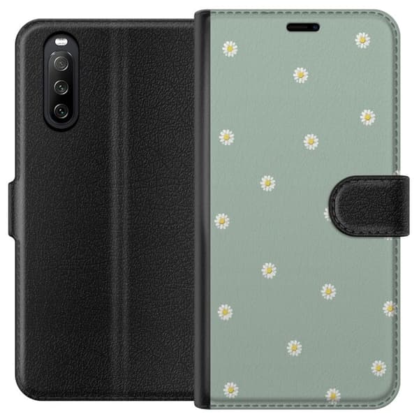 Tegnebogsetui til Sony Xperia 10 III med Præstekrave motiv