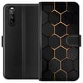 Miniatyrbillede 1 af 4: Tegnebogsetui til Sony Xperia 10 III med Luksuriøst Mønster motiv