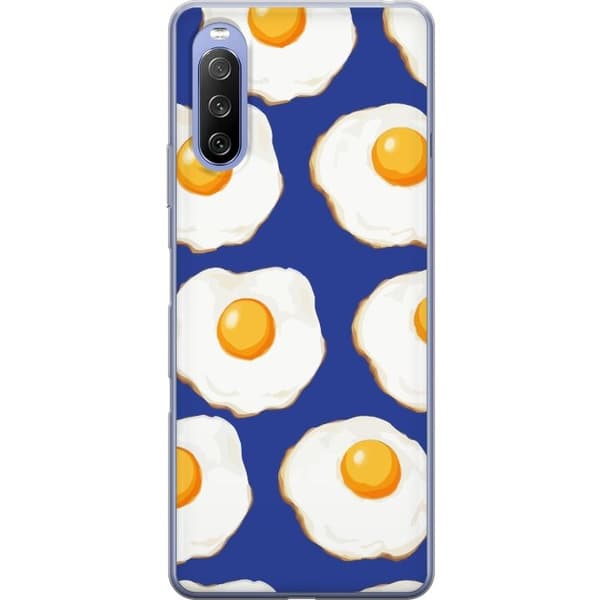 Mobildeksel til Sony Xperia 10 III med Stekte egg motiv