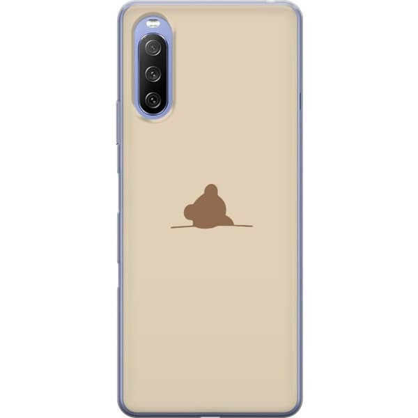 Kännykkäkuori Sony Xperia 10 III-laitteelle, jossa on Nalle kuvio