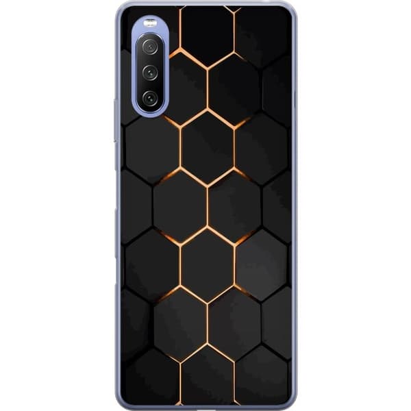 Kännykkäkuori Sony Xperia 10 III Lite-laitteelle, jossa on Ylellinen Kuvio kuvio
