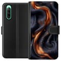Miniatyrbilde 1 av 4: Lommeboketui til Sony Xperia 10 IV med Brennende silke motiv