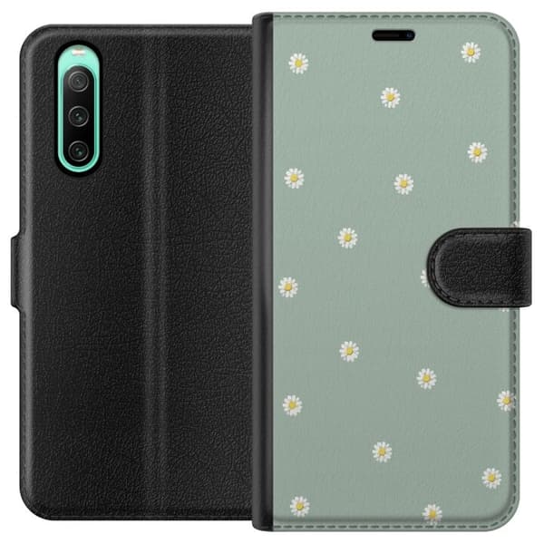 Lompakkokotelo Sony Xperia 10 IV-laitteelle, jossa on Papinkello kuvio