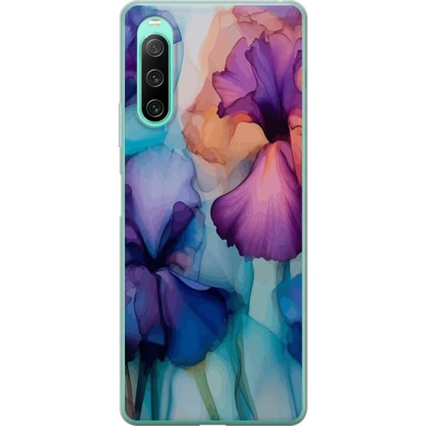 Mobilskal till Sony Xperia 10 IV med Magiska blommor motiv