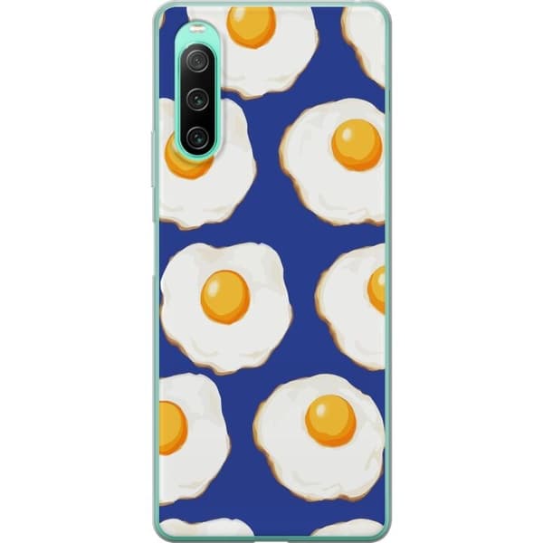 Mobilcover til Sony Xperia 10 IV med Stegte æg motiv