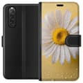 Miniatyrbilde 1 av 4: Lommeboketui til Sony Xperia 10 V med Porselensblomst motiv