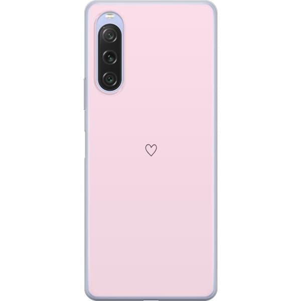 Mobilskal till Sony Xperia 10 V med Hjärta motiv
