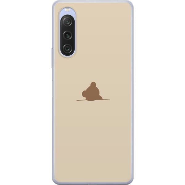 Kännykkäkuori Sony Xperia 10 V-laitteelle, jossa on Nalle kuvio