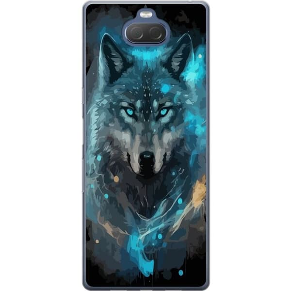 Mobilcover til Sony Xperia 10 Plus med Ulve motiv