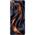 Miniatyrbilde 2 av 2: Mobildeksel til Sony Xperia 1 II med Brennende silke motiv