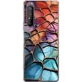 Pikkukuva 1 / 2: Kännykkäkuori Sony Xperia 1 II-laitteelle, jossa on Metallikuviointi kuvio