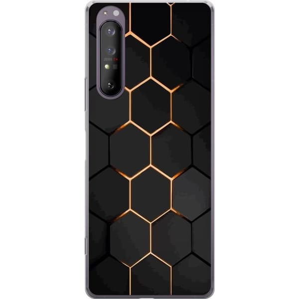 Kännykkäkuori Sony Xperia 1 II-laitteelle, jossa on Ylellinen Kuvio kuvio