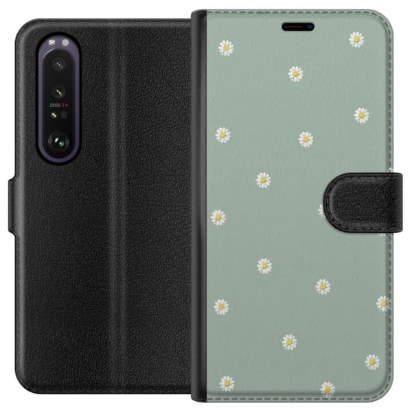 Lompakkokotelo Sony Xperia 1 III-laitteelle, jossa on Papinkello kuvio