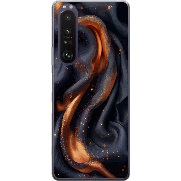 Mobildeksel til Sony Xperia 1 III med Brennende silke motiv