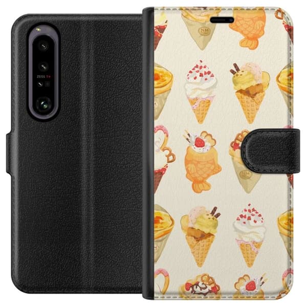 Lommeboketui til Sony Xperia 1 IV med Glassig motiv