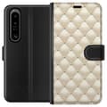 Pikkukuva 1 / 4: Lompakkokotelo Sony Xperia 1 IV-laitteelle, jossa on Kultakiilto kuvio