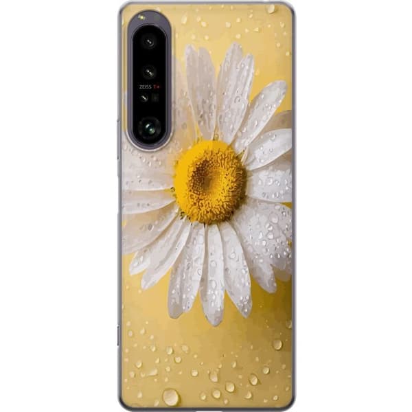 Mobilskal till Sony Xperia 1 IV med Porslinsblomma motiv