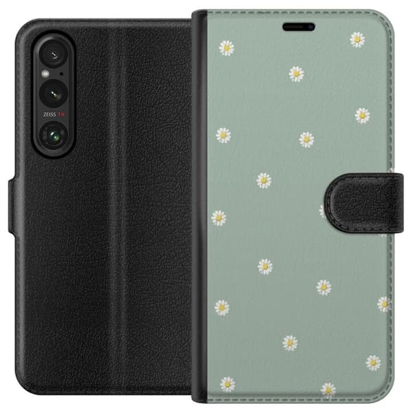 Tegnebogsetui til Sony Xperia 1 V med Præstekrave motiv