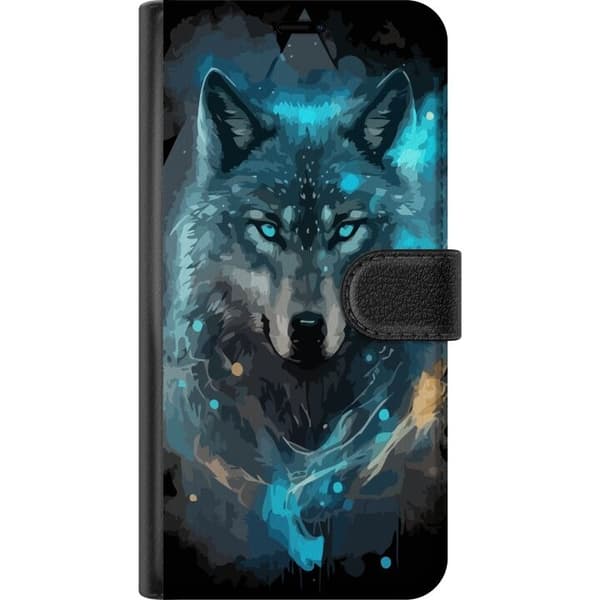 Lommeboketui til Sony Xperia 1 V med Ulve motiv